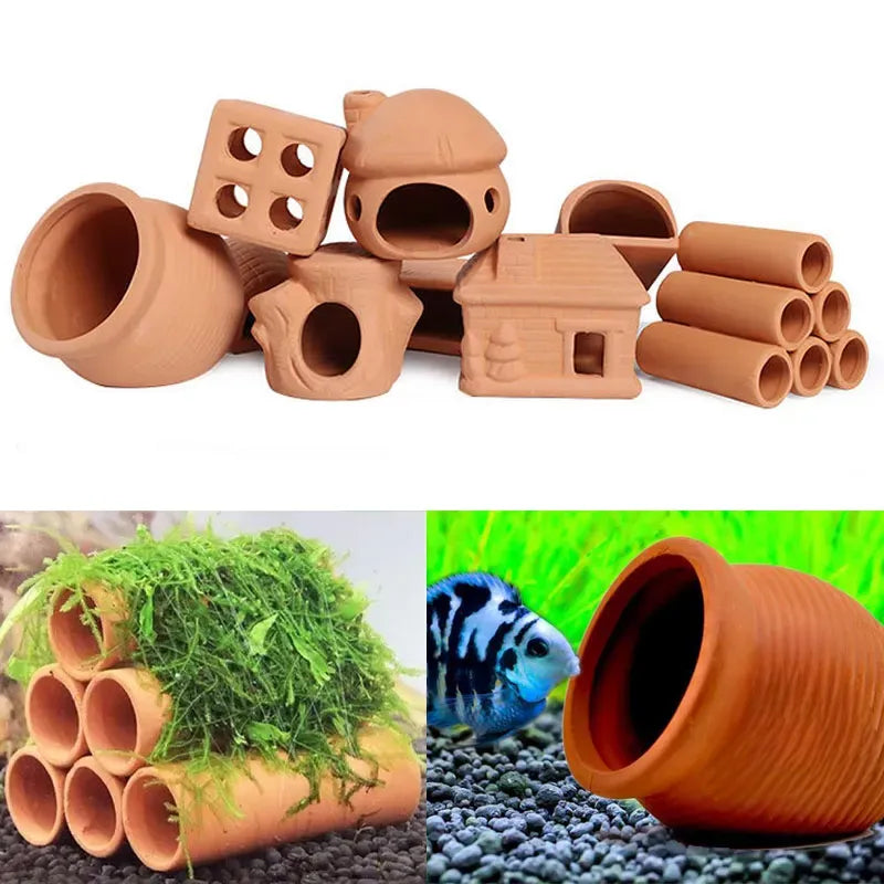 Ceramic Aquarium Shelters