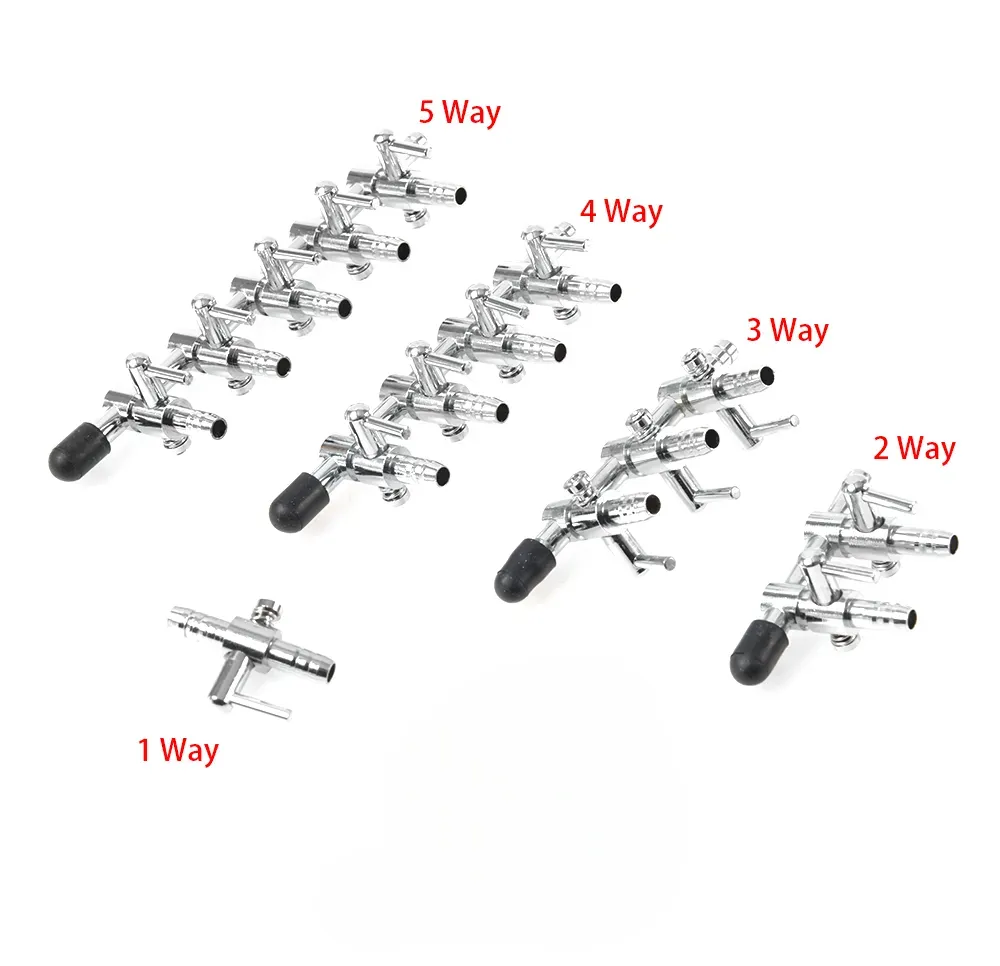 Stainless Steel Air Splitter Valves - 1, 2, 3, 4, & 5 Way